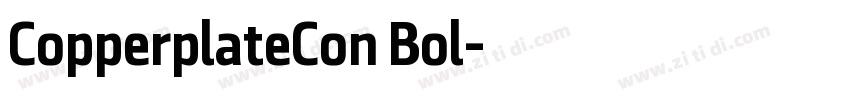 CopperplateCon Bol字体转换